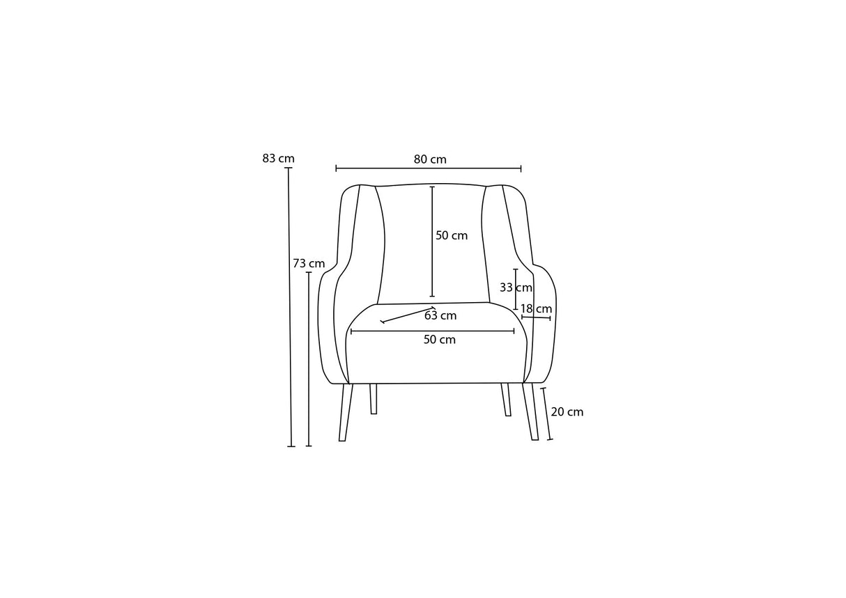 Armchair revos brown