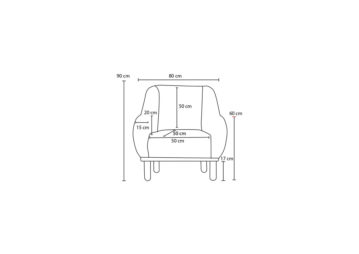 Fauteuil Rens Antraciet