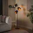 Floor lamps - Floor lamp 3 - light brown metal Carta - Dimehouse