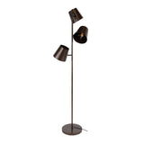 Vloerlampen - Vloerlamp 3 - lichts bruin metaal Carta - Dimehouse