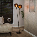 Floor lamp Terra Duo 2-lights - Brown 
