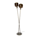 Floor lamp Terra Duo 2-lights - Brown 