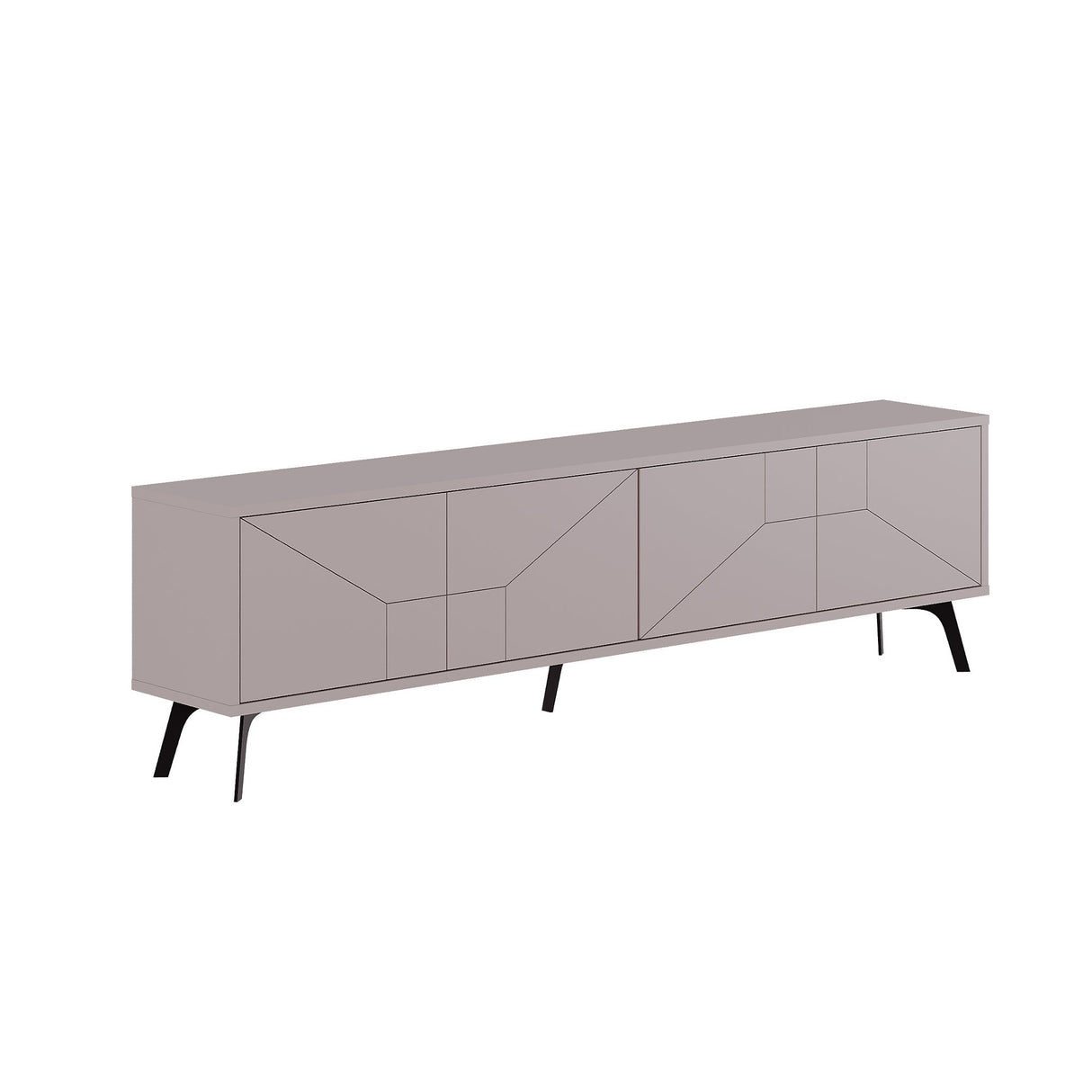TV Meubels - TV Meubel Dune Mokka Melamine 180x50x29,6 cm - Dimehouse