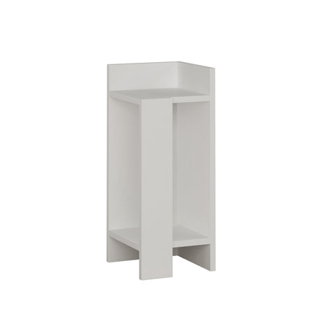 Bedside table on the right Elos white melamine 25x60x27 cm