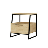 Bedside table pal oak melamine 45x50x40 cm