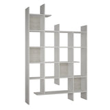 Bookcase white melamine Manco 122x188x25.5 cm
