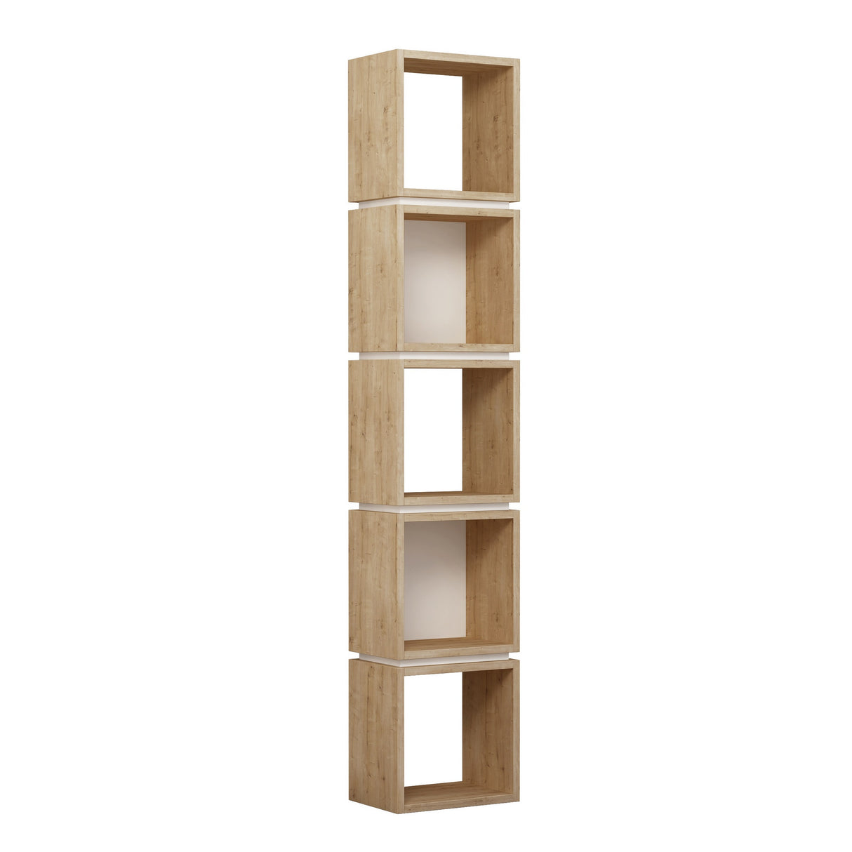 Boekenkast Multi Eik Wit Melamine 32x167x22 cm