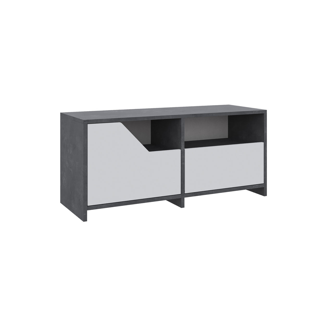 Schoenenkast Nexus Grijs Wit Melamine 105x47x37 cm