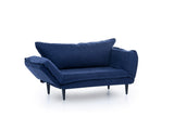 2-zits Slaapbank Vino Daybed Navy Blauw