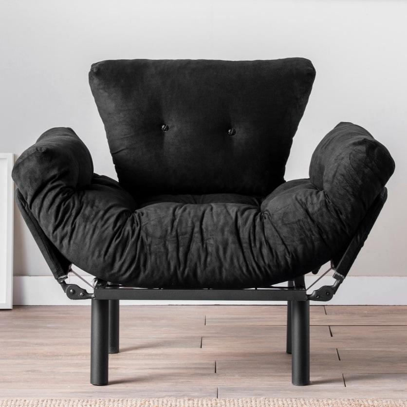 Fauteuil Nitta Single Zwart