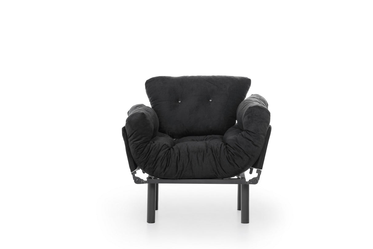 Fauteuil Nitta Single Zwart