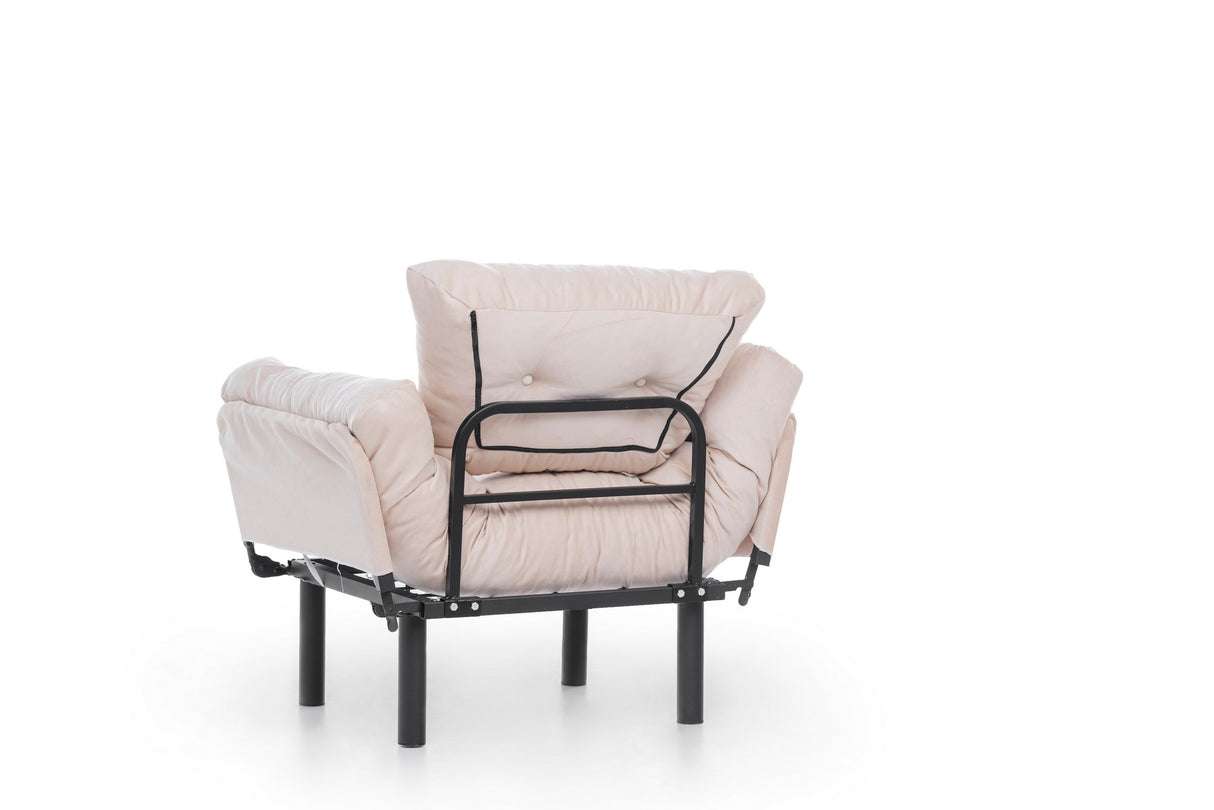 Fauteuil Nitta Single Crème