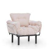 Fauteuil Nitta Single Crème