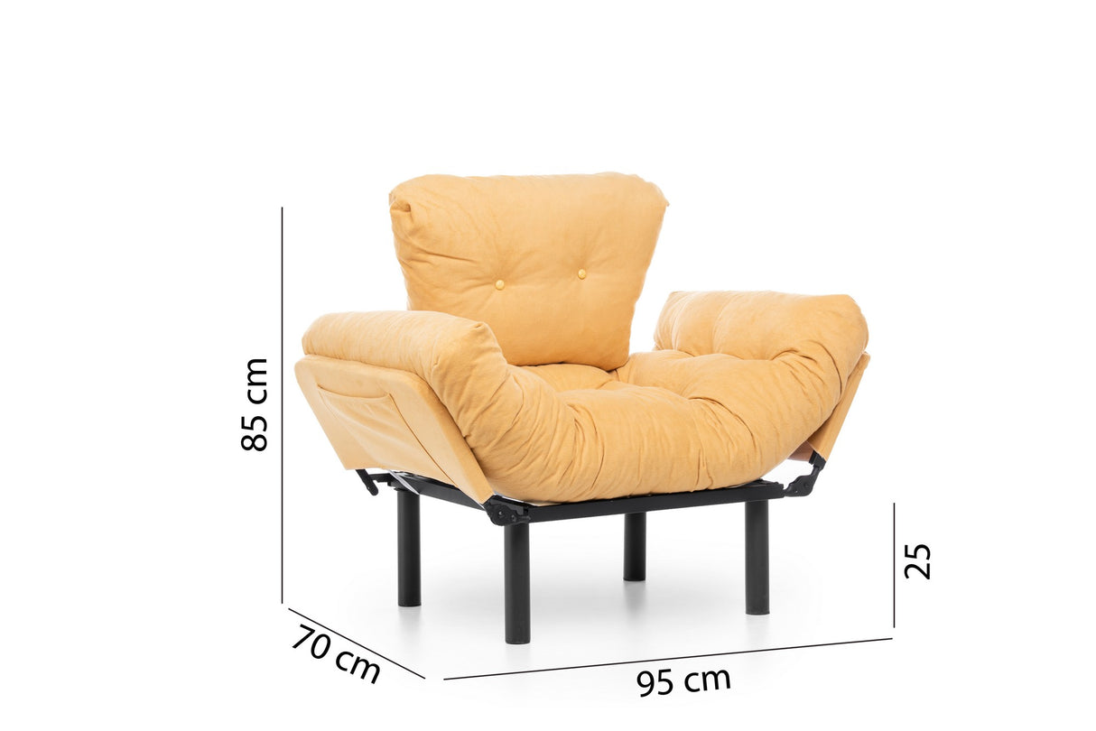 Fauteuil Nitta Single Mustard