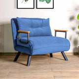 Slaapfauteuil Sando Blauw