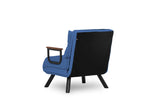 Slaapfauteuil Sando Blauw