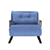 Slaapfauteuil Sando Blauw