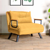 Slaapfauteuil Sando Mustard