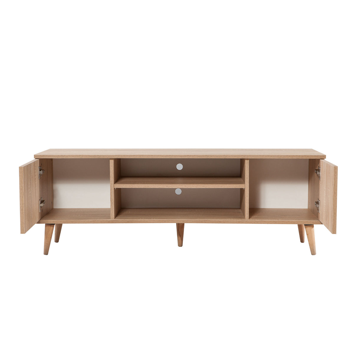 TV Furniture Truva Sonoma Oak Striped Melamine 140x50x40 cm