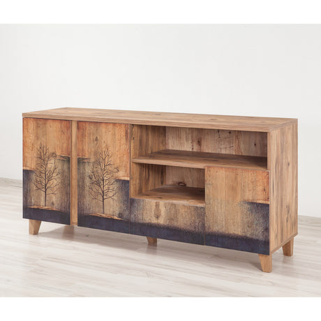 Sideboard Marina Mila Atlantic Pine Wood Melamine 160x76x45 cm
