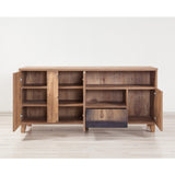 TV Meubels - Dressoir Marina Mila Atlantisch Dennenhout Melamine 160x76x45 cm - Dimehouse