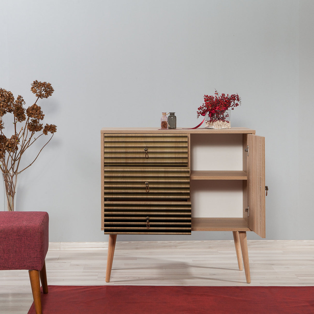 Load cabinet Verybox Sonoma Oak Melamine 90x90x40 cm