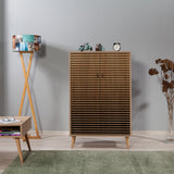 Wandkasten - Wandkast Multibox Sonoma Eik Melamine 80x127x36 cm - Dimehouse