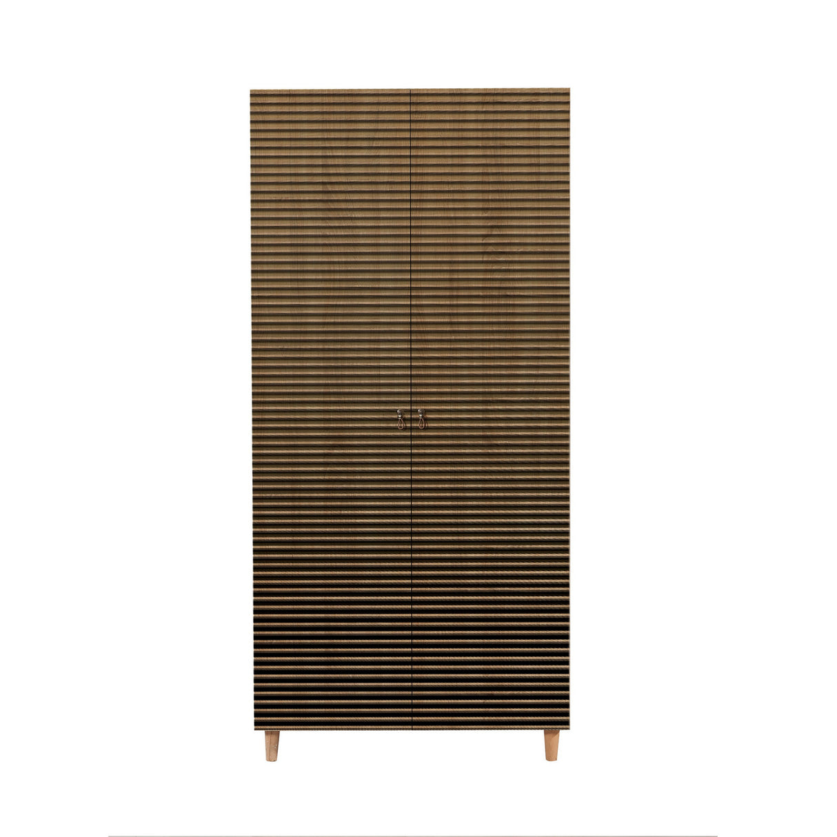 Kledingkasten - Kledingkast Stil Sonoma Eik Melamine 90x192x52 cm - Dimehouse