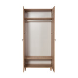 Kledingkasten - Kledingkast Stil Sonoma Eik Melamine 90x192x52 cm - Dimehouse