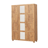 Kledingkasten - Kledingkast Hedera Atlantisch Dennenhout Melamine 120x189x48 cm - Dimehouse
