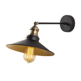 Wandlamp Zwart Goud Metaal Forge