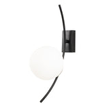 Wandlamp Zwart Glas Cielo