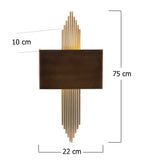 Bronze Metal Wall Lamp Andes 