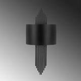 Wall lamp 1-light Black Metal Andes 