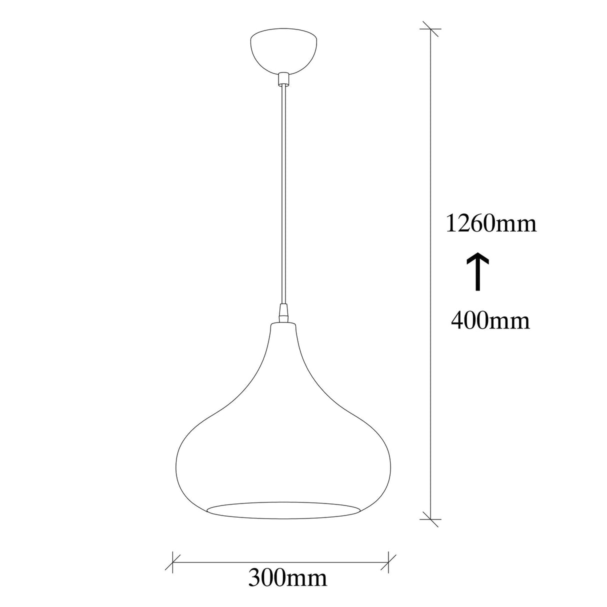 Hanglamp Zwart Goud Metaal Forge