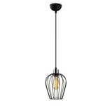 Pendant lamp 1-light 20 cm Black Metal Predator 