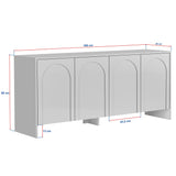 Arlen console tafel 180 cm Atlas Gemelamineerd hout