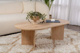 Sapphire Oak Melamine Coffee Table 119x60x40 cm Sable 