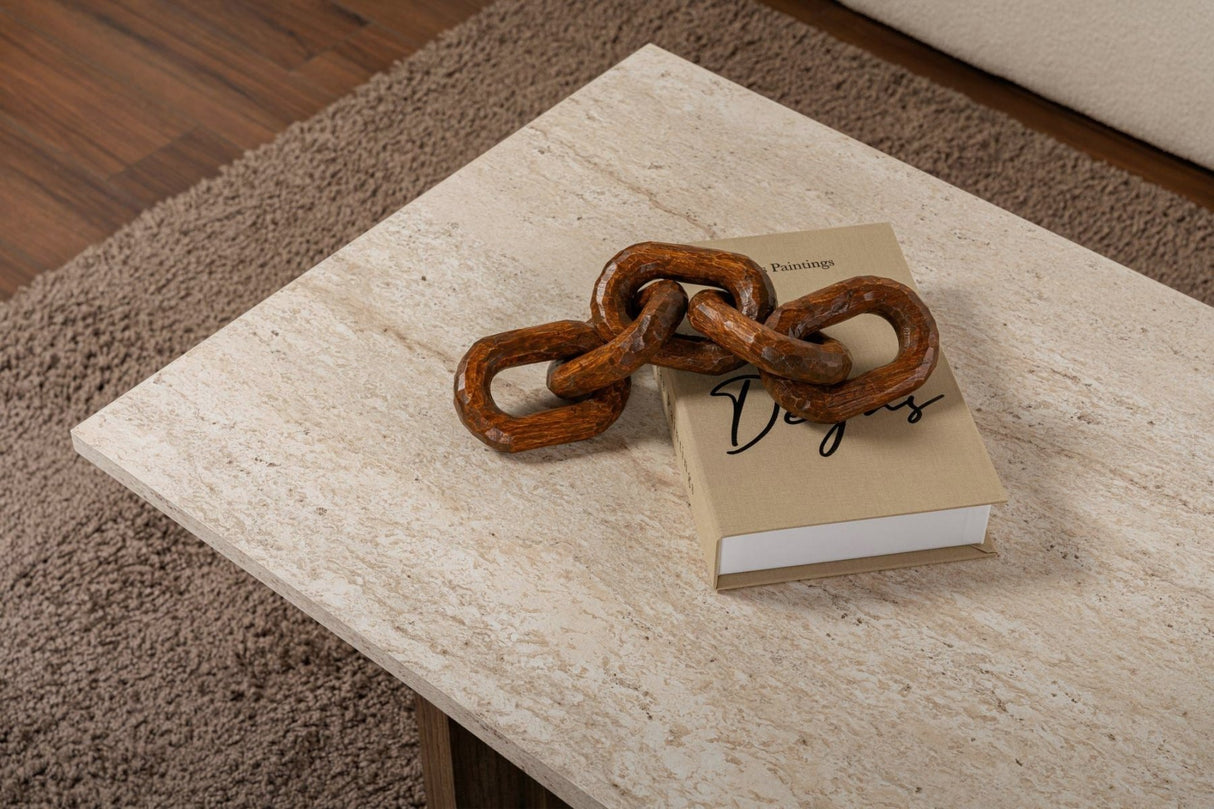 Sabin - Travertine, Venezia Walnut Travertine Walnut 100% MELAMINE COATED PARTICLE BOARD