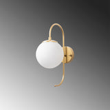 Wandlamp Goud Glas Lucent