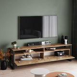 TV Meubels - TV Meubel Set Sable Atlantisch Dennenhout Melamine 180x56x35,5 cm - Dimehouse