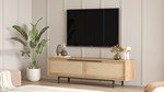 TV furniture cosmos walnut oak melamine 160x45.1x35.5 cm