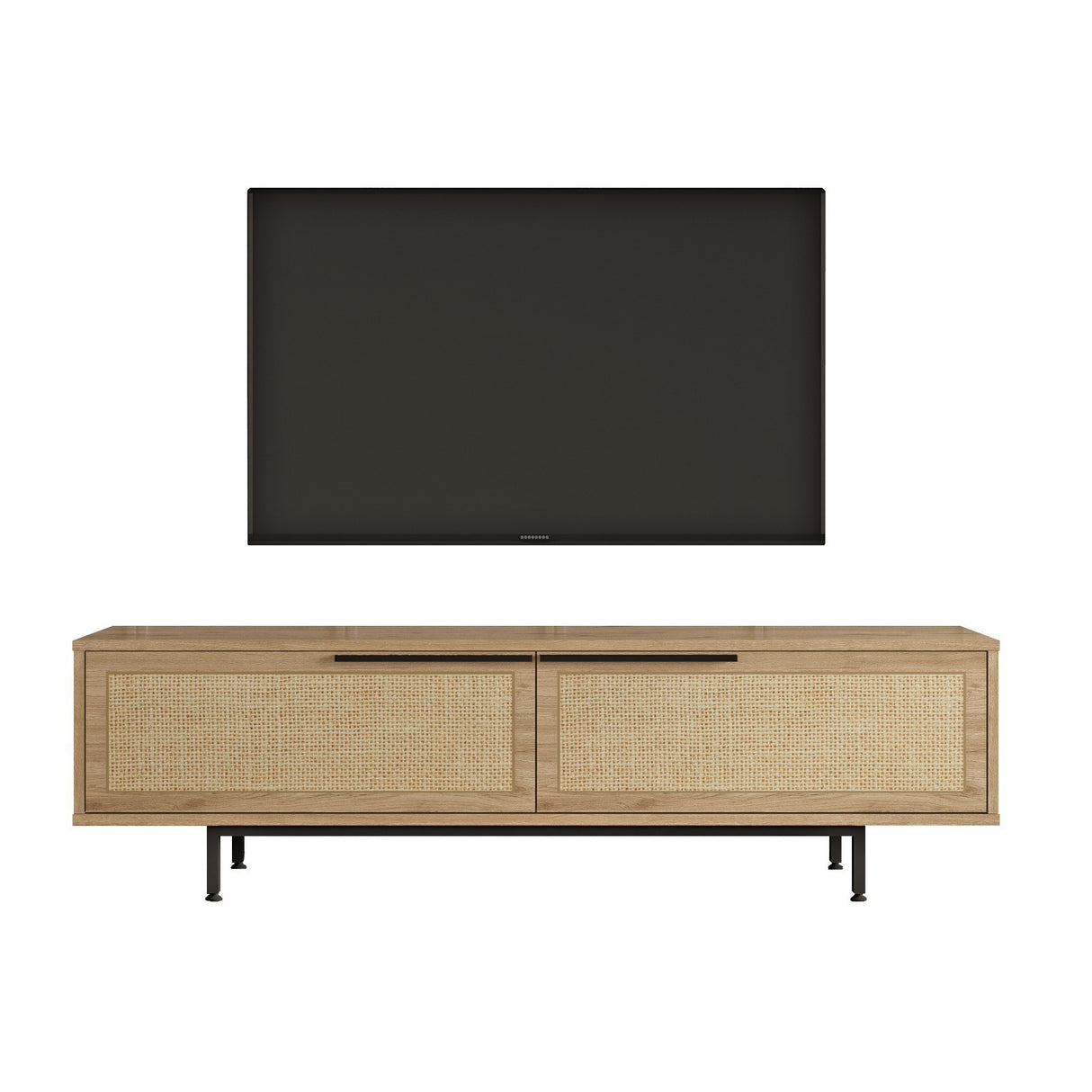 TV furniture cosmos walnut oak melamine 160x45.1x35.5 cm