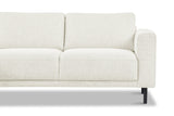 Modern Corner Sofa Left Beige Fabric Aniko with Chaise Lounge 238x142x78 cm 