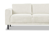 Modern 3-seater Corner Sofa Right Beige Fabric Aniko with Lounger 240x197x78 cm 