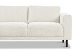 Modern 3-seater Corner Sofa Left Beige Fabric Aniko with Lounger 240x197x78 cm 
