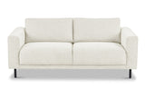 Modern 2.5-seater sofa beige fabric Aniko 183x90x78 cm 