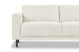 Modern 2.5-seater sofa beige fabric Aniko 183x90x78 cm 