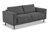 Modern 3-seater Sofa Anthracite Fabric Aniko 213x90x78 cm 