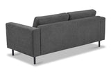 Modern 3-seater Sofa Anthracite Fabric Aniko 213x90x78 cm 